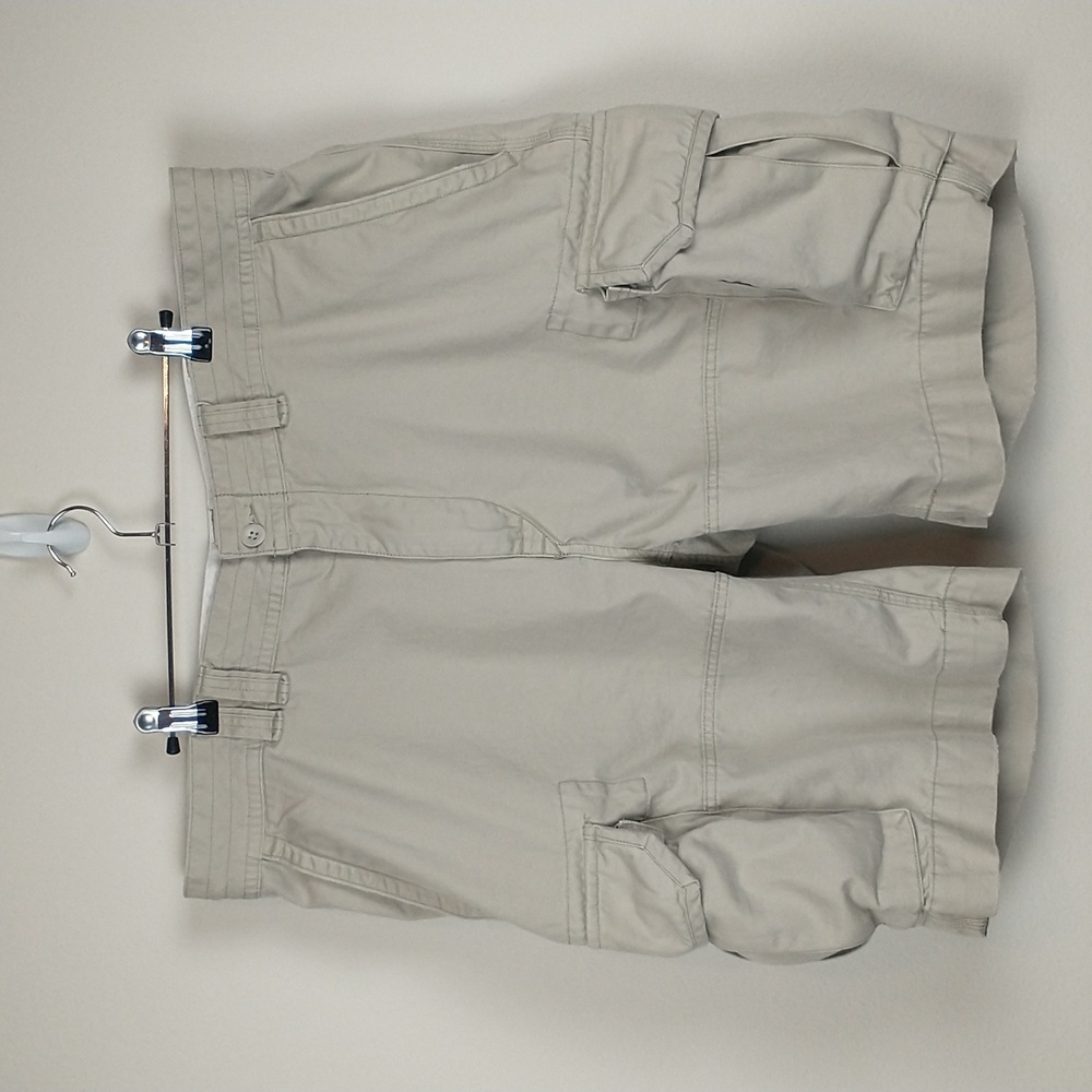 Vintage Polo Ralph Lauren Cargo Shorts Mens 40T Beige Military Cotton Y2K